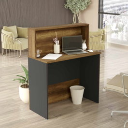 Hanah Home Mesa de Recepción Beg20-Ba Baroq y Antracita